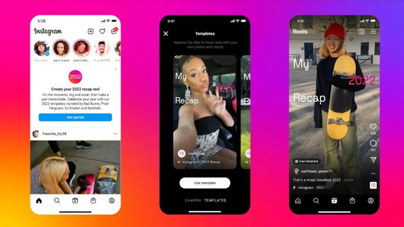 Giao diện xem video dạng ngắn (Reels) trên Instagram, một định dạng nội dung phổ biến
