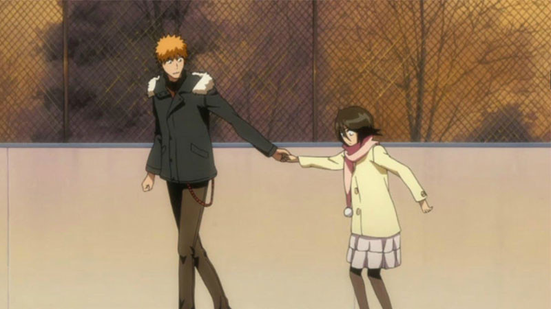 Hai nhân vật anime trong khoảnh khắc vui vẻ