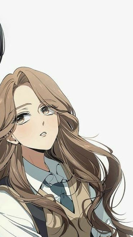 Hai nhân vật anime với biểu cảm lạnh lùng