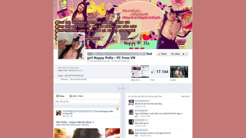 Happy Polla biểu cảm ngộ nghĩnh