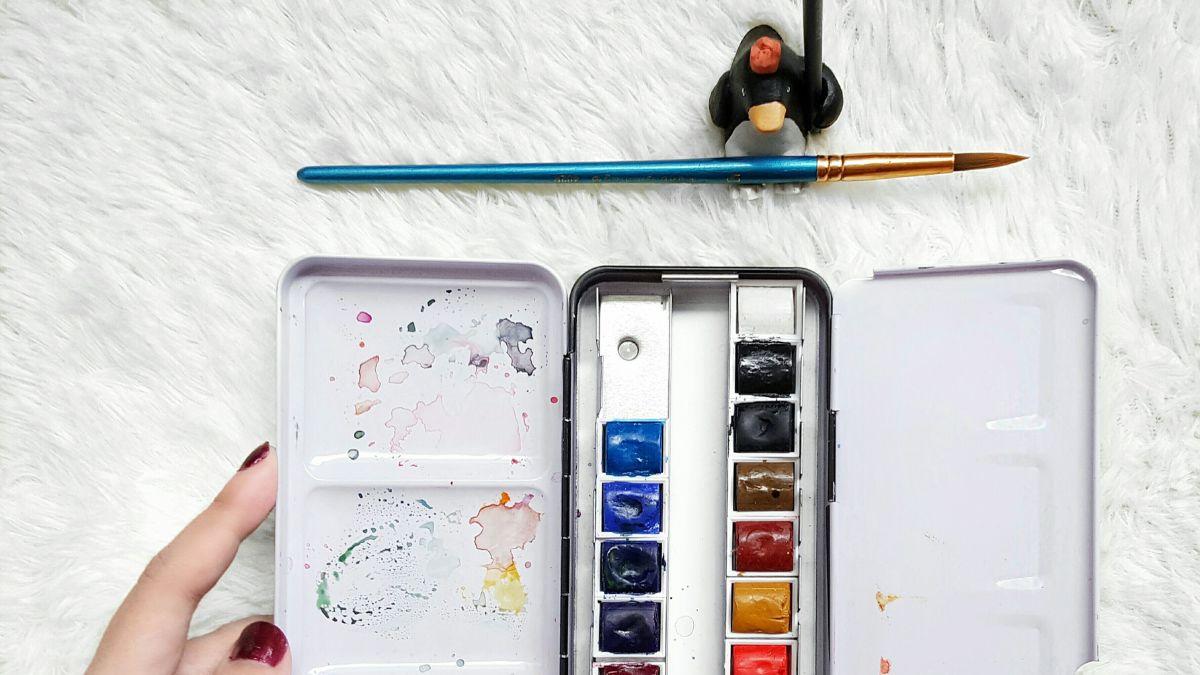 Hiệu ứng màu pastel dịu nhẹ tạo ra khi pha màu trắng đục với các màu gốc