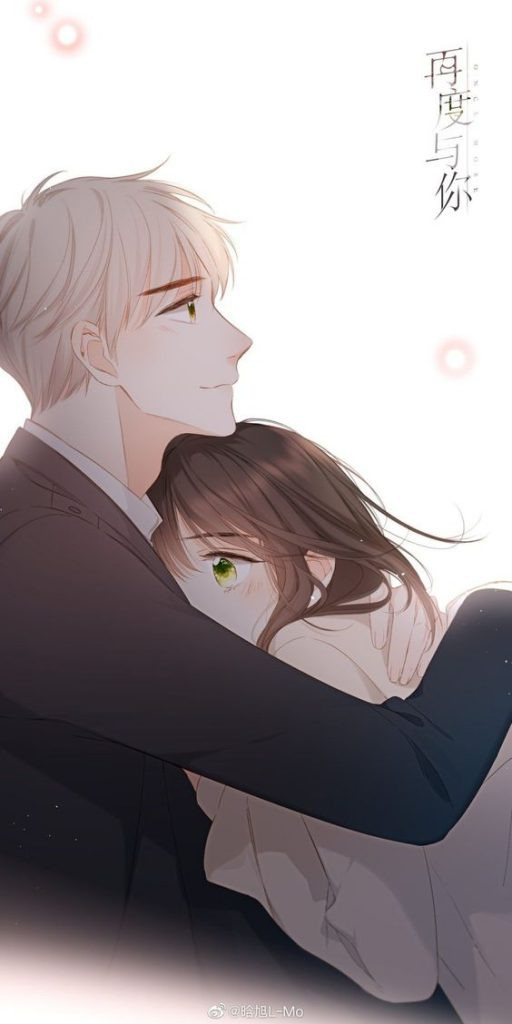 Hình ảnh anime 3D cặp đôi lãng mạn dưới bầu trời đêm