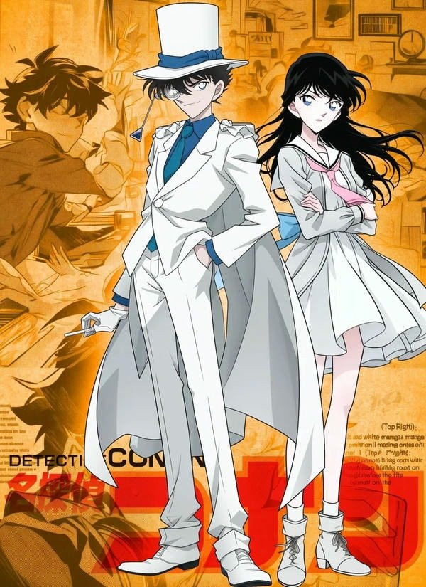 Hình ảnh anime cặp đôi chất đầy bí ẩn