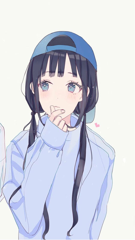 Hình ảnh anime cắt của một cặp đôi dễ thương