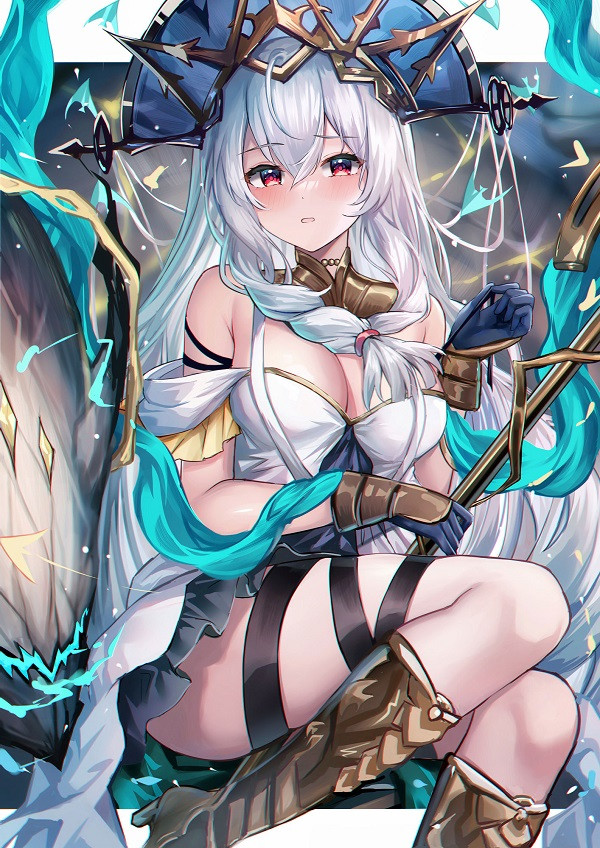 Hình ảnh anime girl trong concept tiểu thư quyến rũ