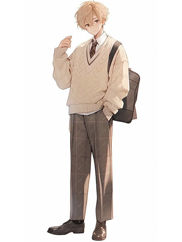 Hình ảnh anime học sinh nam đang viết bài trong vở