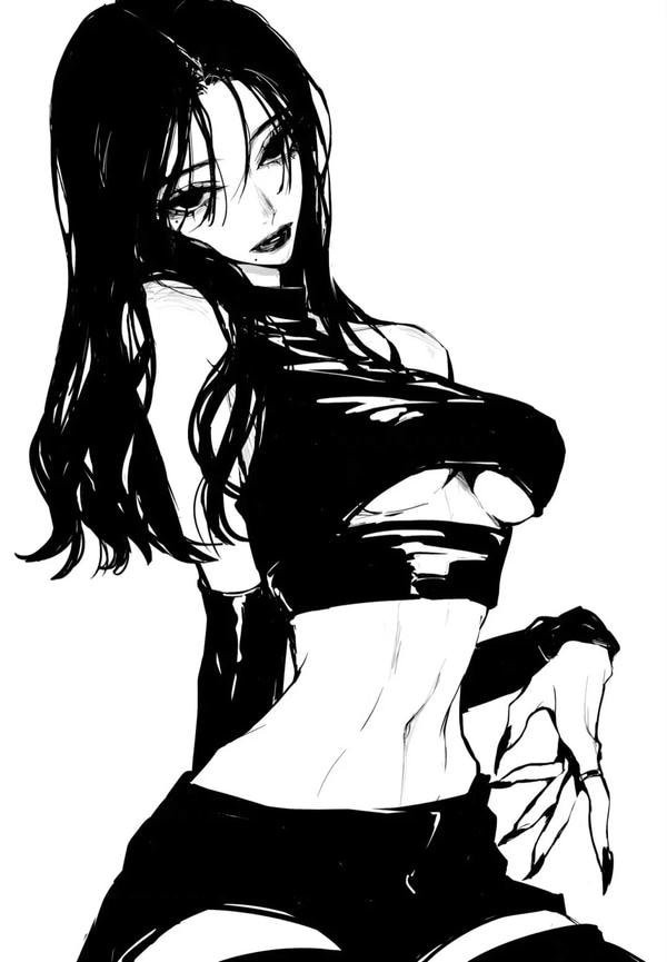 Hình ảnh anime nữ tóc vàng buộc cao