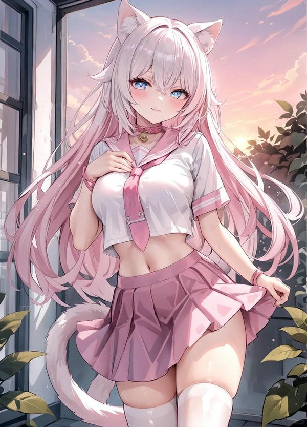 Hình ảnh anime nữ trong bộ đồ thể thao