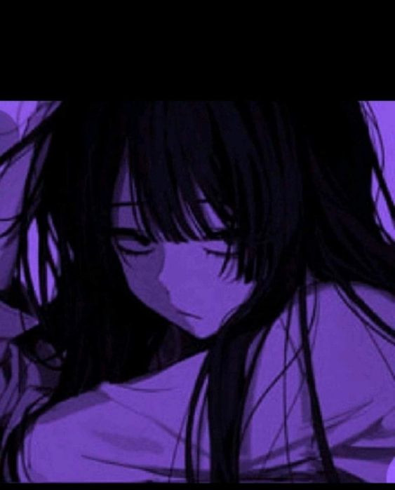 Hình ảnh anime tâm trạng cảnh hoàng hôn buồn bã