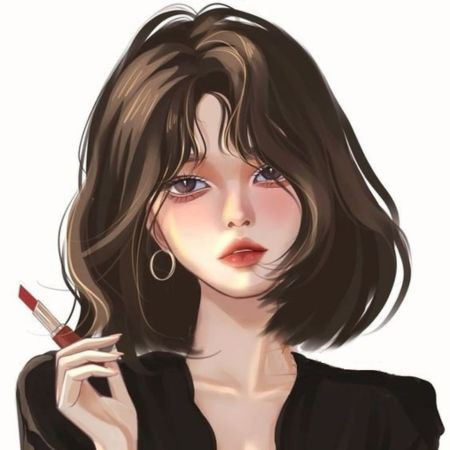 Hình ảnh avatar nữ cực ngầu, cô gái mặc áo khoác da và đeo kính râm