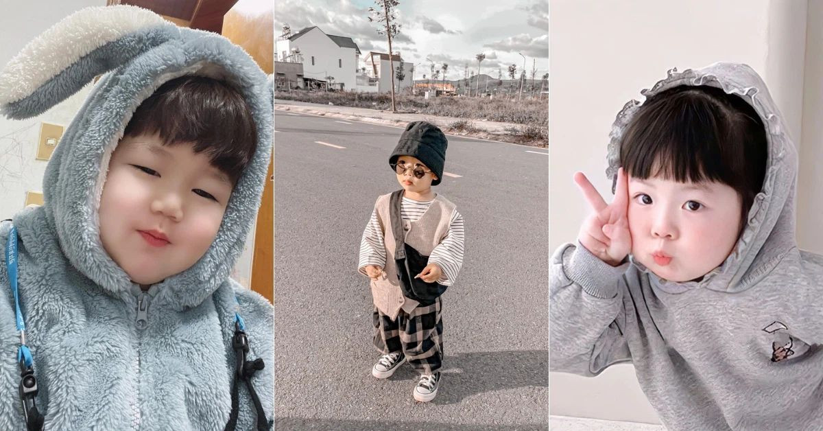 Hình ảnh bé trai phối đồ cute