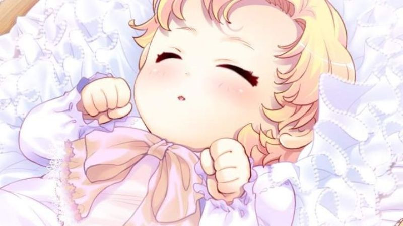 Hình ảnh bé yêu phong cách anime với đôi mắt to