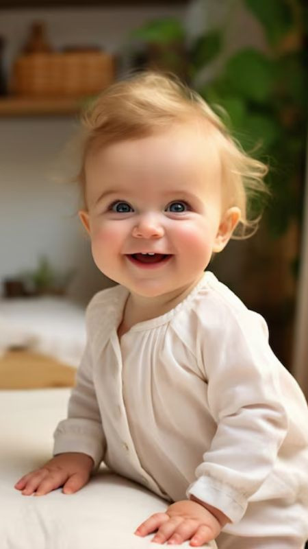 Hình ảnh bé yêu với nụ cười tươi tắn