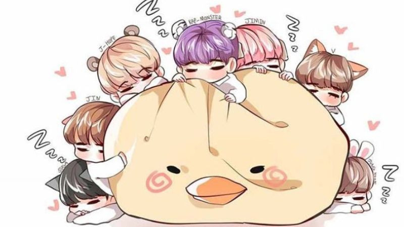 Hình ảnh BTS Chibi được yêu thích