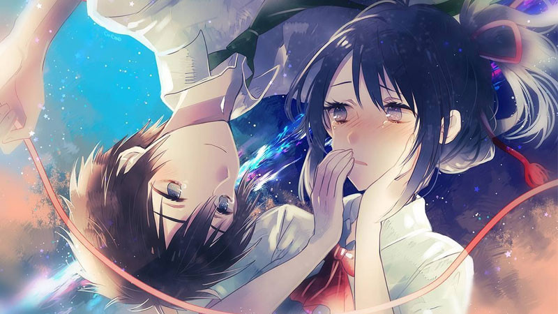 Hình ảnh buồn khóc trong anime, phản ánh cảm xúc tiếc nuối