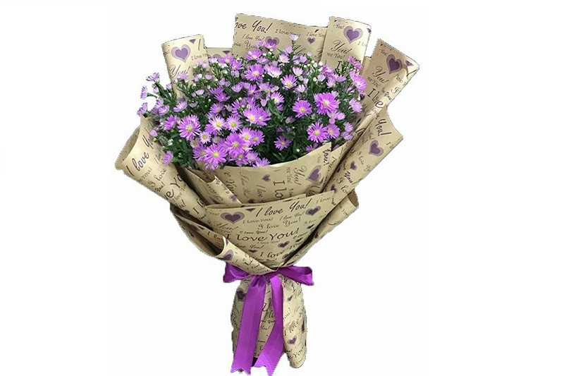 Hình ảnh cánh đồng hoa thạch thảo tím