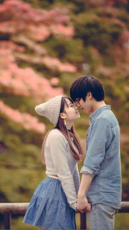 Hình ảnh cặp đôi tay trong tay dạo bước