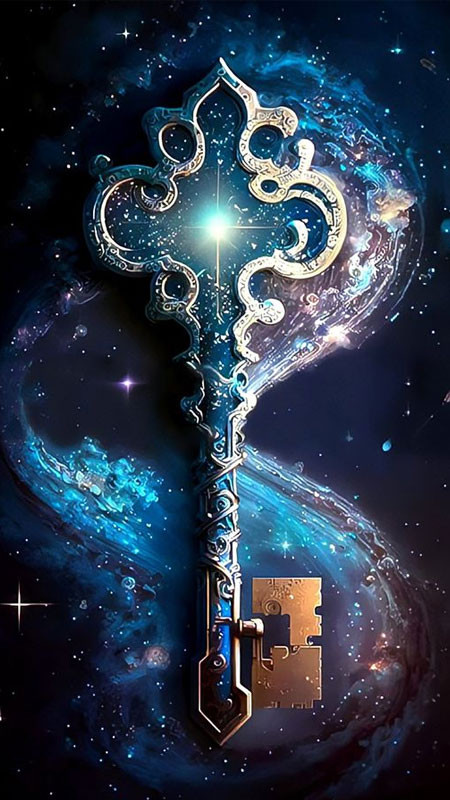 Hình ảnh chìa khóa vàng hiện đại và tối giản, phù hợp với nhiều phong cách