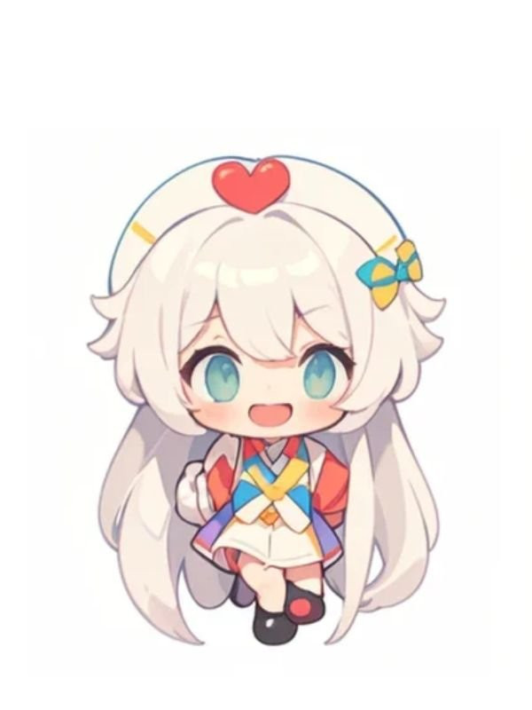 Tuyển tập hình ảnh chibi nữ cute đơn giản đáng yêu Hình ảnh chibi nữ cầm điện thoại