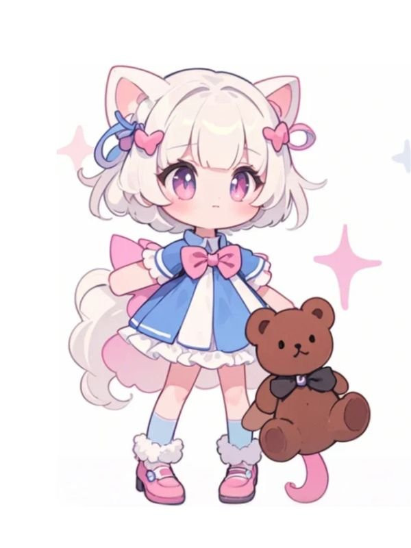 Tuyển tập hình ảnh chibi nữ cute đơn giản đáng yêu Hình ảnh chibi nữ tóc đỏ