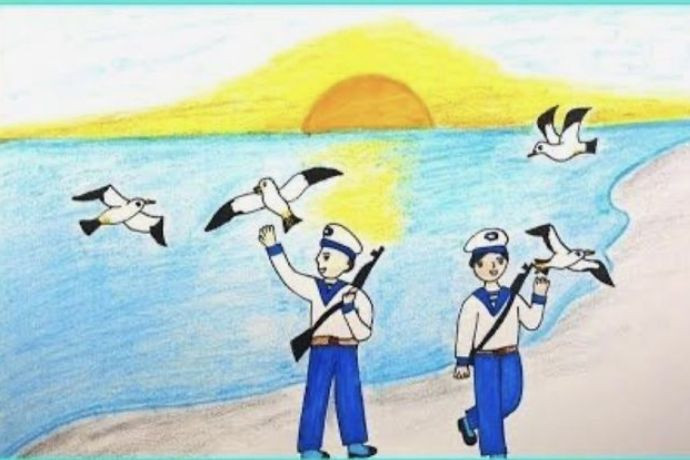 Hình ảnh chú bộ đội Hải quân tại căn cứ