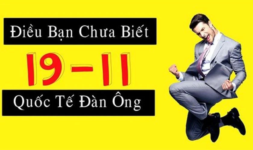 Hình ảnh đẹp mừng ngày Quốc tế Đàn ông 19/11 Hình ảnh chúc mừng đơn giản và tinh tế