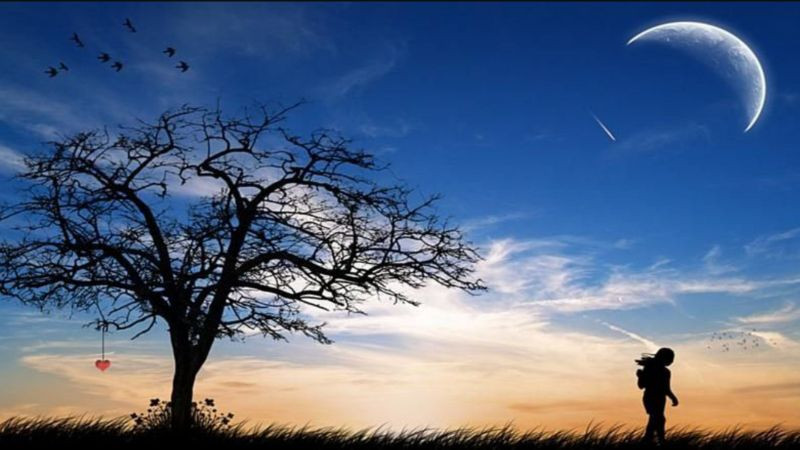 Hình ảnh cô đơn cảnh ga tàu vắng người trong anime