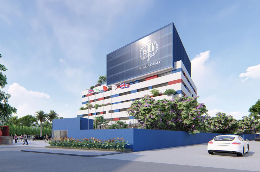 Hình ảnh cơ sở vật chất khang trang của Trường Song ngữ Quốc tế UKA Đà Nẵng