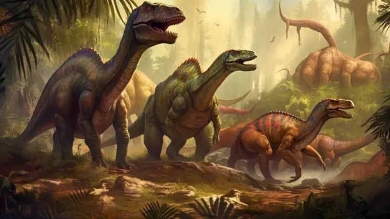 Hình ảnh đa dạng các loài khủng long khác nhau