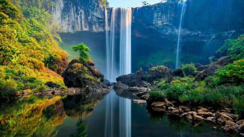 Hình ảnh Đà Lạt: thác Pongour - Nam Thiên Đệ Nhất Thác