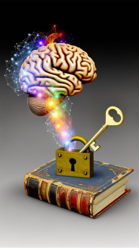 Hình ảnh đồ họa chìa khóa vàng đang mở một cánh cửa, tượng trưng cho sự đột phá