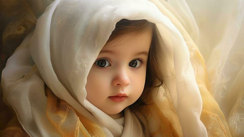 Hình ảnh em bé đang ngủ chất lượng 4K