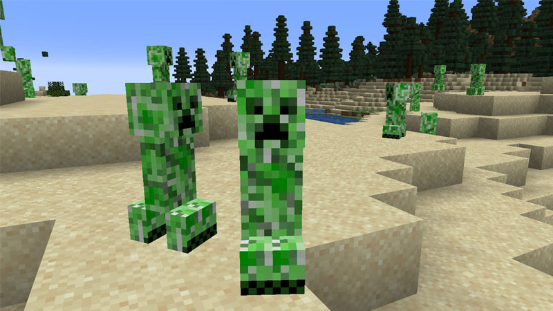 Hình ảnh Enderman trong Minecraft