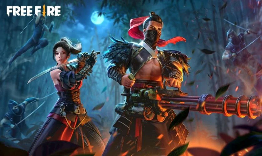 Hình ảnh Free Fire cặp đôi chiến đấu bao ngầu