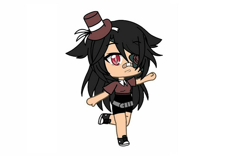 Hình ảnh Gacha Anime nữ trong trang phục học sinh