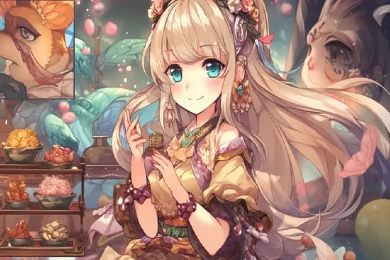 Hình ảnh Gacha Life Girl tươi sáng, rạng rỡ