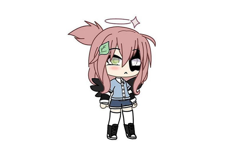 Hình ảnh Gacha Life Girl với phụ kiện xinh xắn