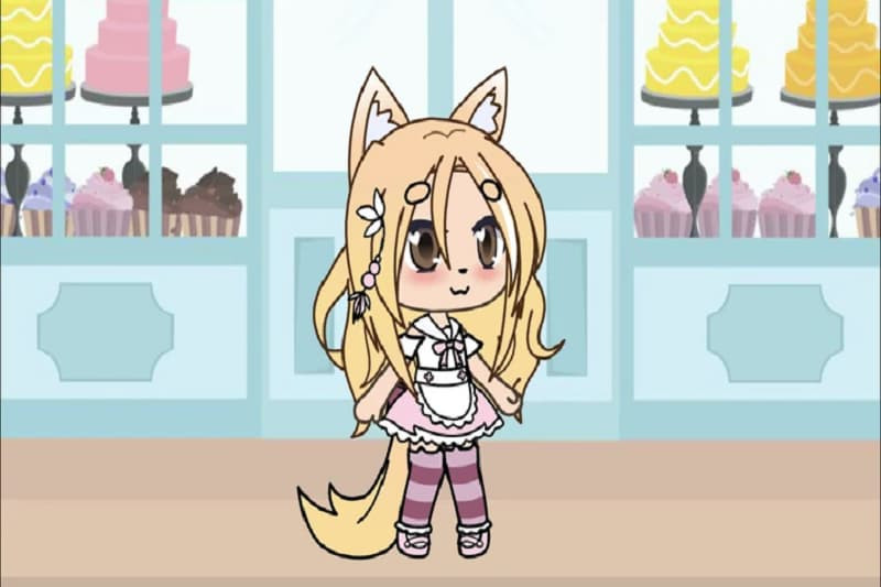 Hình ảnh Gacha thể hiện nỗi buồn sâu lắng