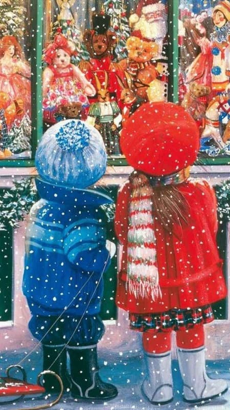 Hình ảnh Giáng sinh cute cặp đôi hươu