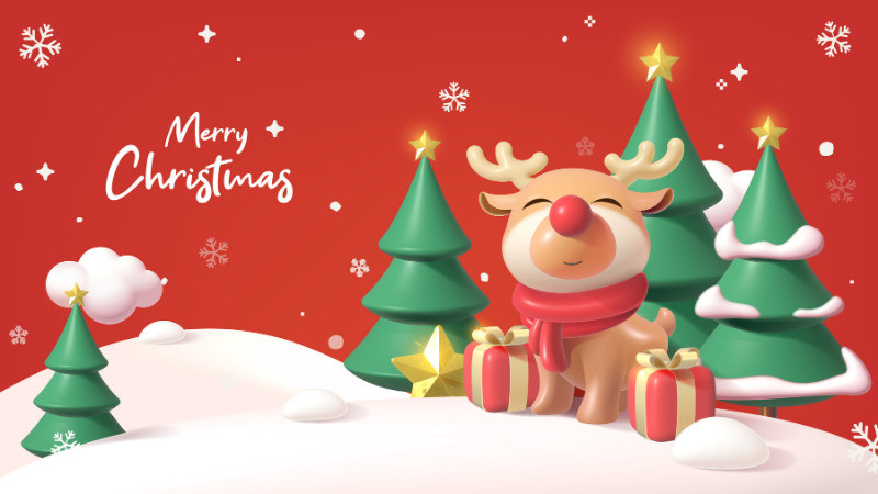 Hình ảnh Giáng sinh cute chụp cận cảnh cây thông được trang trí lộng lẫy