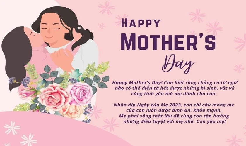 Hình ảnh gợi lên sự hy sinh và tình yêu thương của người mẹ