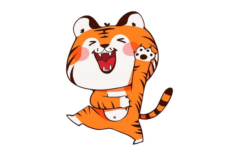 Hình ảnh hổ con nằm ngủ bình yên trong tự nhiên