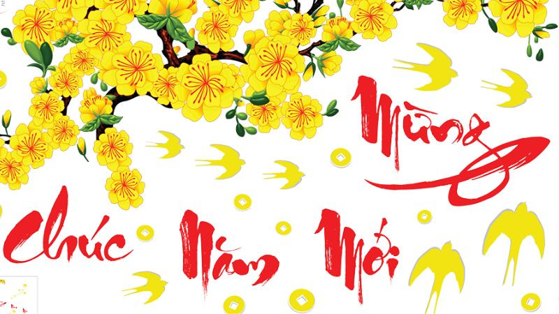 Tuyển Chọn Hình Ảnh Chúc Mừng Năm Mới Ý Nghĩa Hình ảnh hoa mai nở rộ ngày Tết