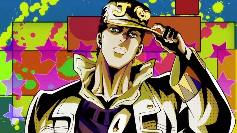 Hình ảnh Jotaro Kujo nhìn lên trời