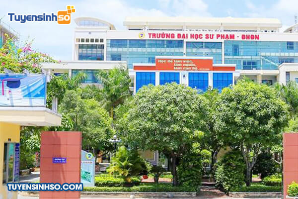 Hình ảnh khuôn viên Đại học Sư phạm Đà Nẵng từ bên ngoài