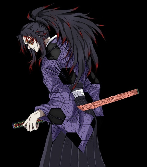 Hình ảnh Kokushibo trong đêm tối, toát ra khí thế áp đảo