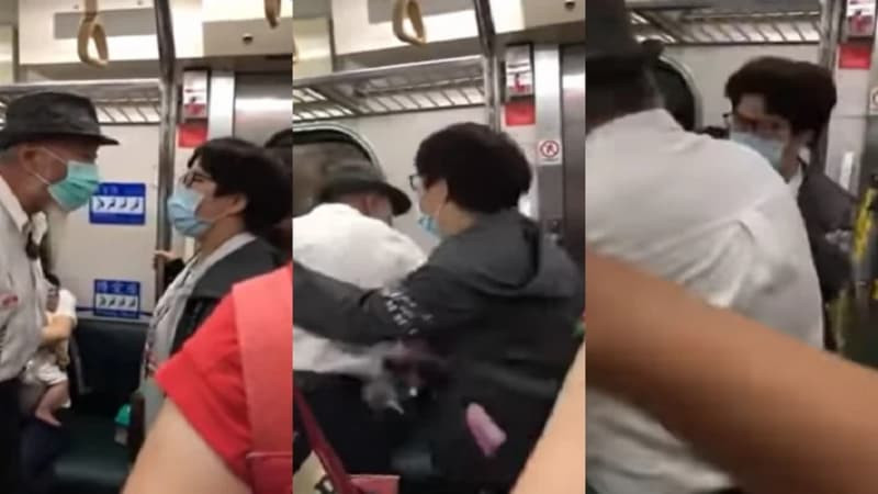 Hình ảnh lồng chuột hamster đặt trên ghế ưu tiên trên tàu điện, ví dụ về hành vi Karen.