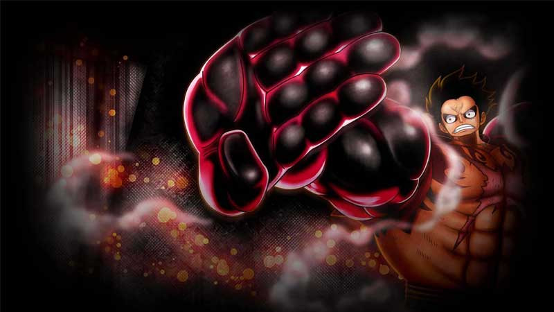 Hình ảnh Luffy đứng trên đỉnh cao.