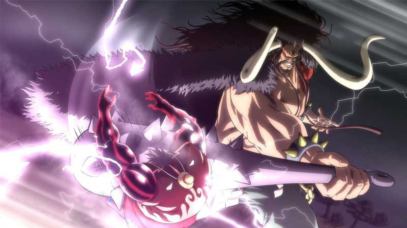 Hình ảnh Luffy với ý chí chiến đấu mãnh liệt.