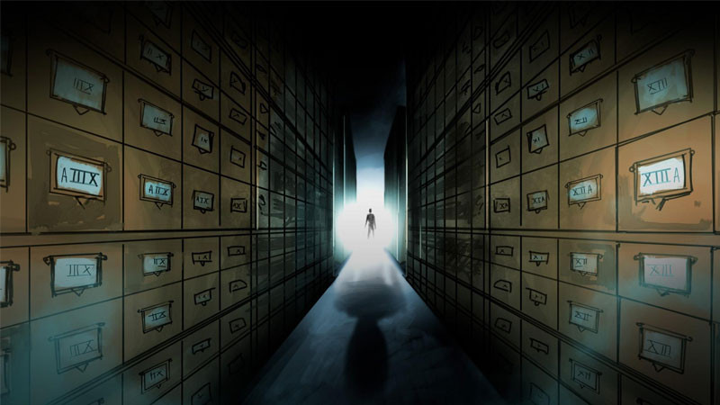 Hình ảnh mang tính biểu tượng cho sự bí ẩn và giả tưởng của thế giới SCP